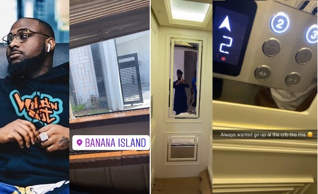 Davido shows his new house in Banana Island (Video)