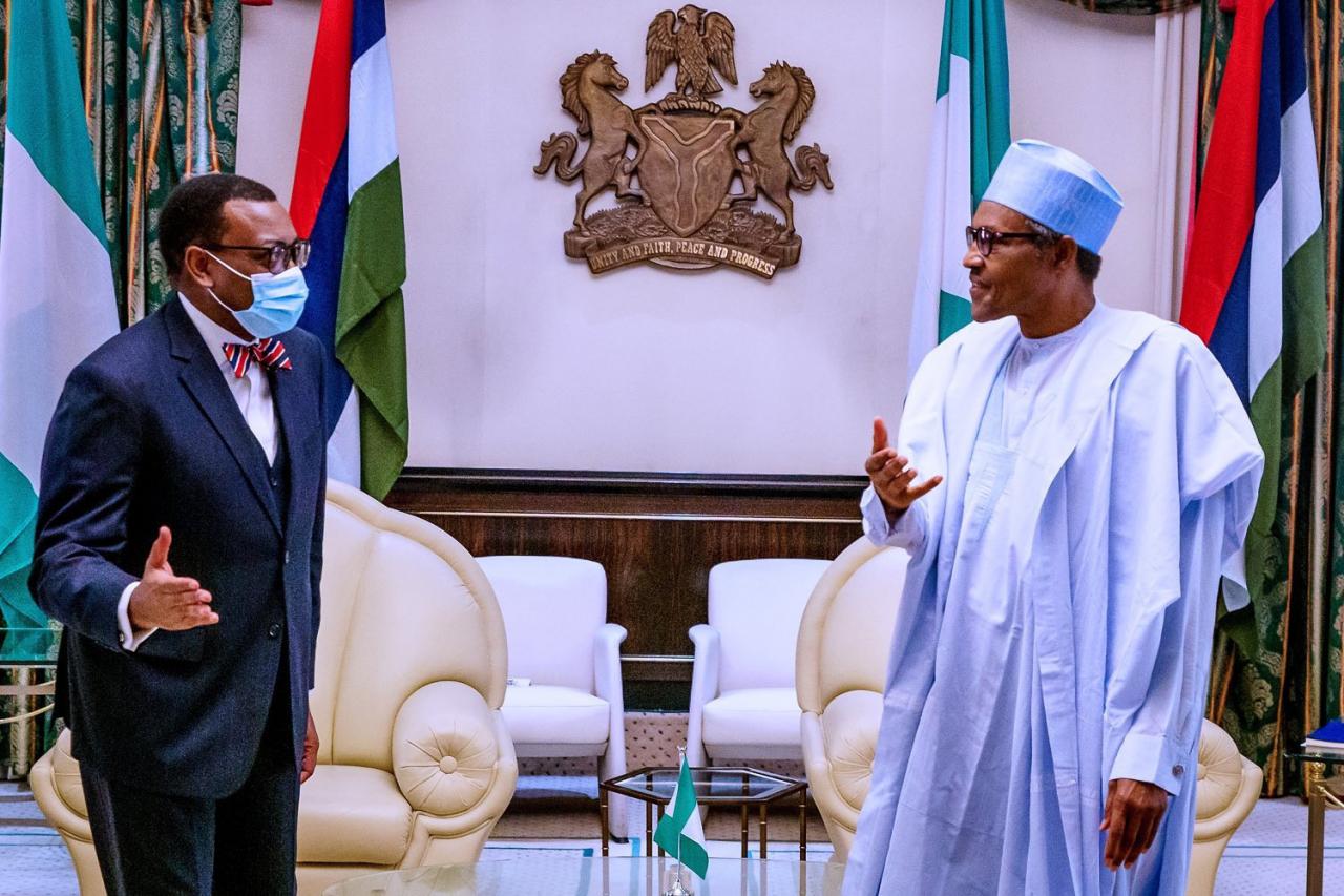 Akinwumi Adesina meets Buhari amid AfDB crisis (photos)