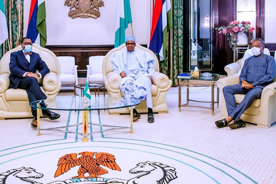 Akinwumi Adesina meets Buhari amid AfDB crisis (photos)