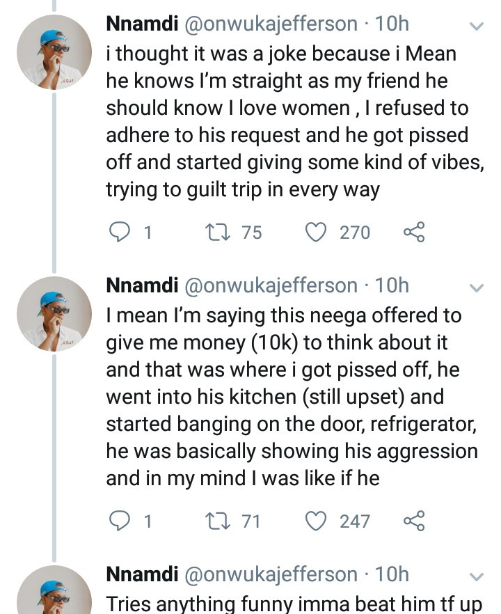 Two Nigerian men accuse a popular male model of sexual assault
