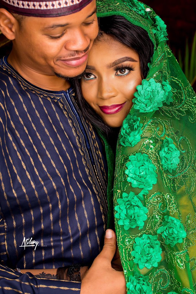 If I?m doing it again, it has to be you ? MC Tagwaye pens down love post to Buhari aide?s daughter after their wedding  (photos)