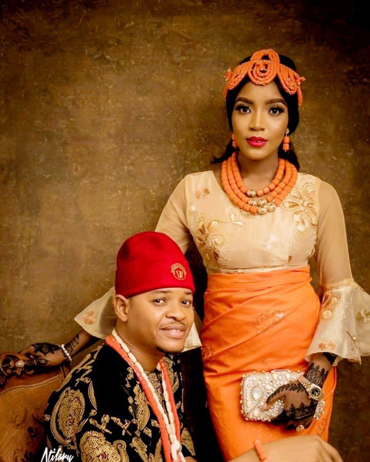 If I?m doing it again, it has to be you ? MC Tagwaye pens down love post to Buhari aide?s daughter after their wedding  (photos)