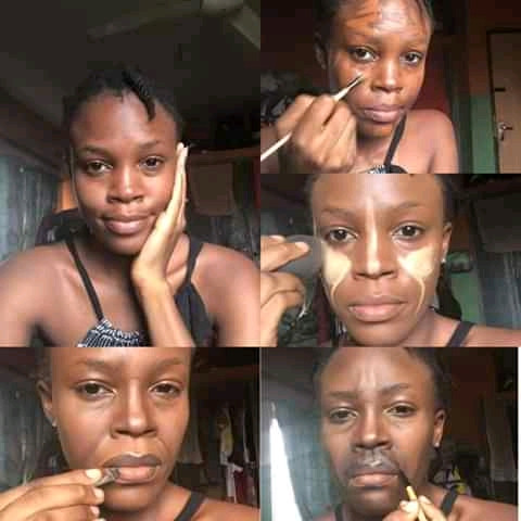 Makeup artist transforms her face to look like president Buhari