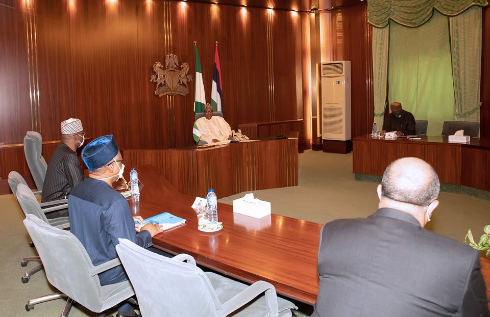 President Buhari receives briefing from Presidential Task Force on COVID-19 (photos)