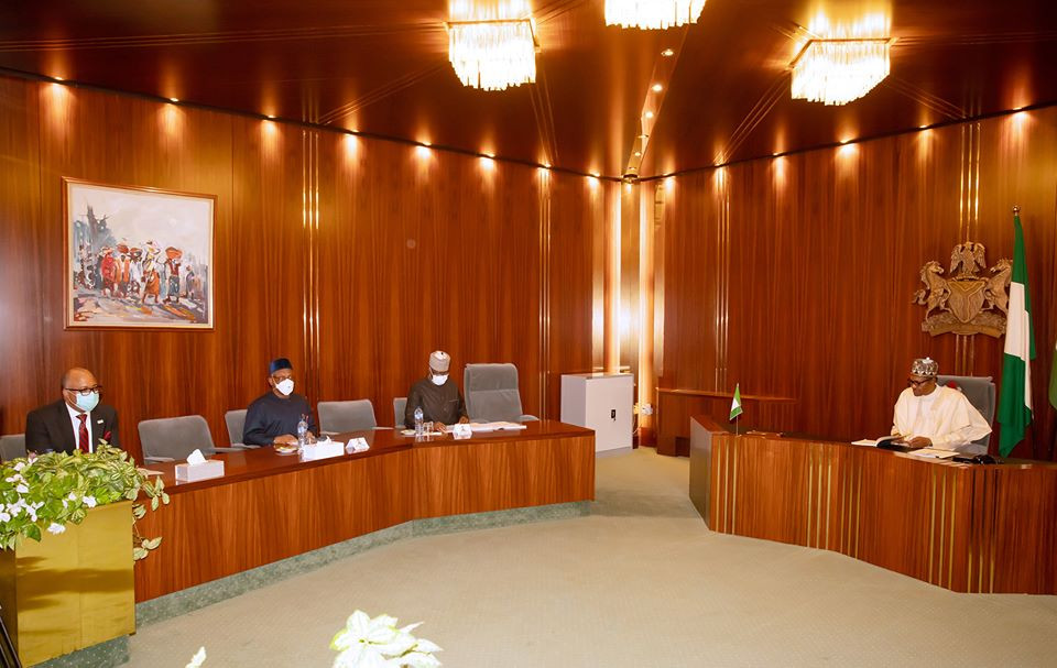 President Buhari receives briefing from Presidential Task Force on COVID-19 (photos)