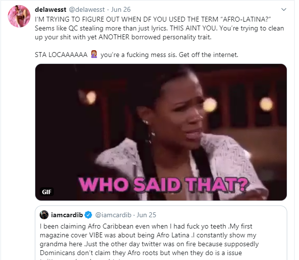 Never heard about you till you started using my name - Cardi B slams female rapper who accused her of stealing her lyrics 