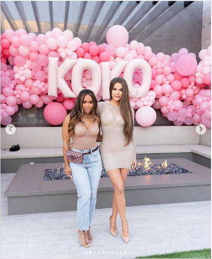 Reality star, Khloe Kardashian shares photos from her 36th birthday party
