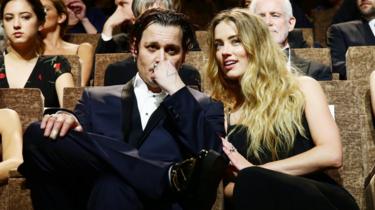 Johnny Depp and Amber Heard together in 2015