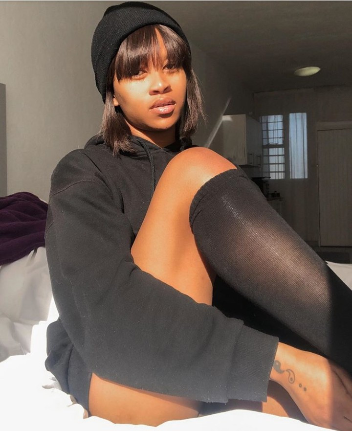 Body positivity activist, Abby Zeus poses without bra and pants in revealing photo
