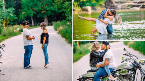 Photographer sets up blind date photoshoot between man and woman who were meeting for first time and it went better than expected (photos)