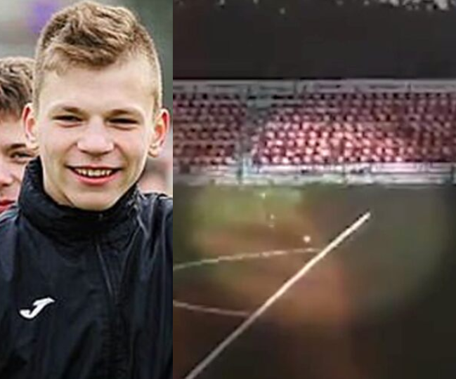Moment lightning struck teenage soccer player during a game, leaving him fighting for his life (video)