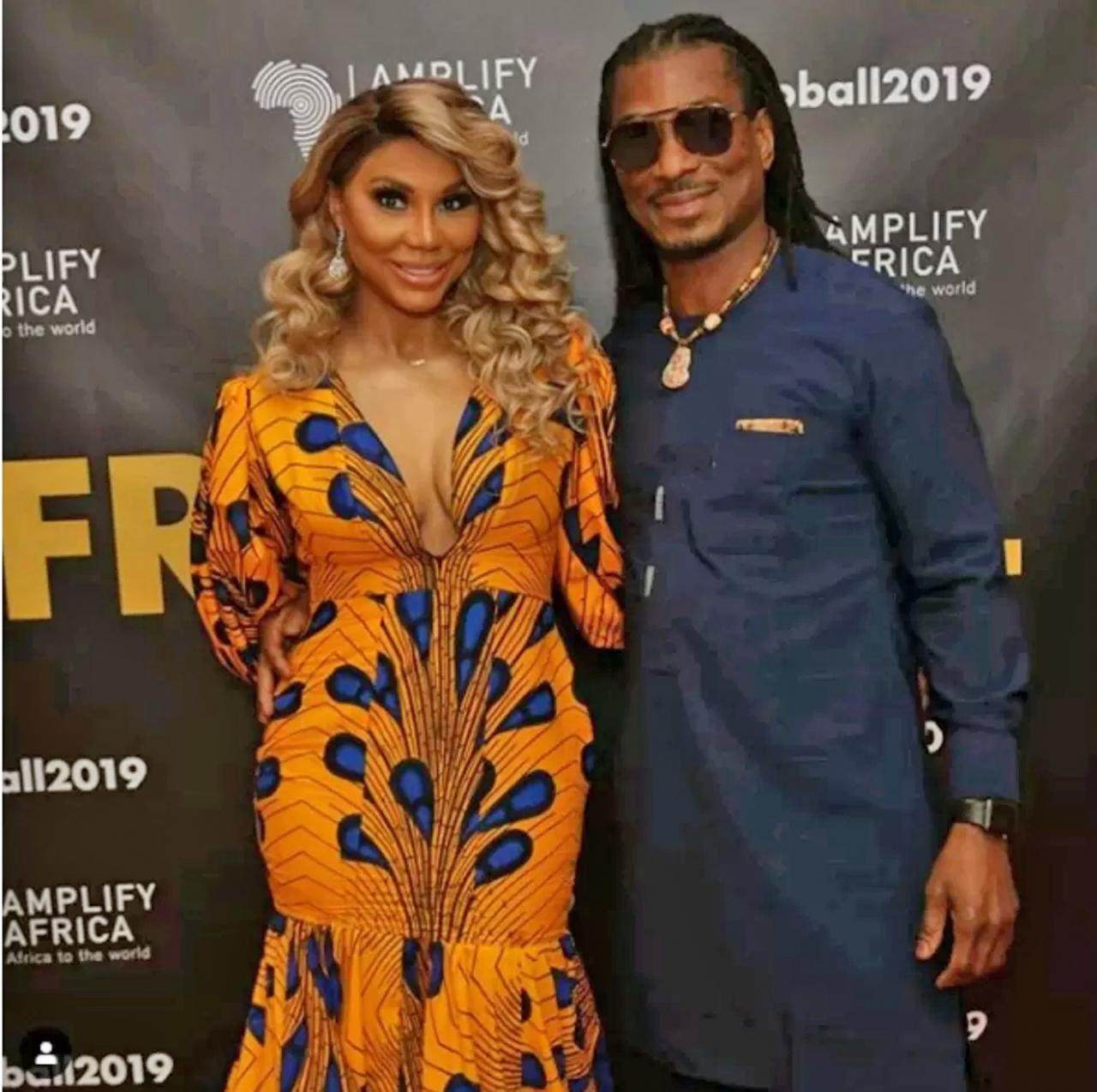 Tamar Braxton rushed to hospital following a possible suicide attempt after her Nigerian boyfriend found her unresponsive in her hotel room
