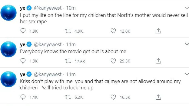 Kanye West goes off on a rant on Twitter, calls out Kim Kardashian and Kris Jenner 