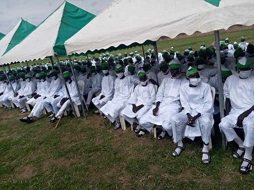Photos from the graduation ceremony of 601 deradicalised Boko Haram combatants