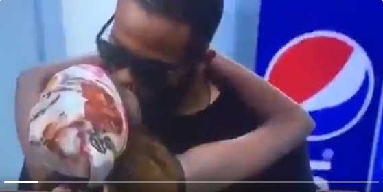 #BBNaija: Moment Kiddwaya and Wathoni kissed (video)