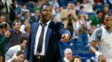 Coach Thompson is credited with boosting minority representation in basketball