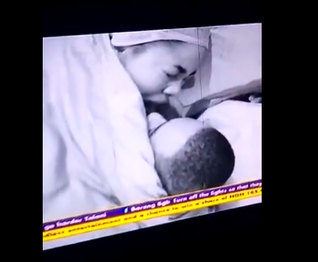 #BBNaija: Erica accidentally exposes her bare behind and moans as she enjoys intense ?under the sheet? action with Kiddwaya (videos)