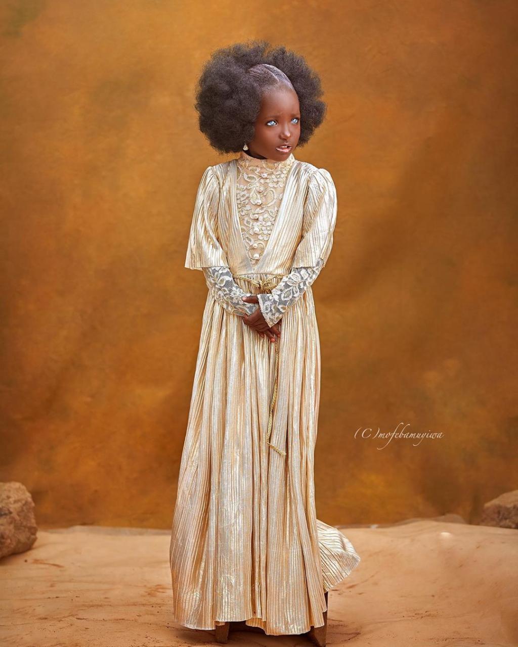 Blue-eyed Kwara woman makes peace with her husband as they team up for a lovely photo shoot