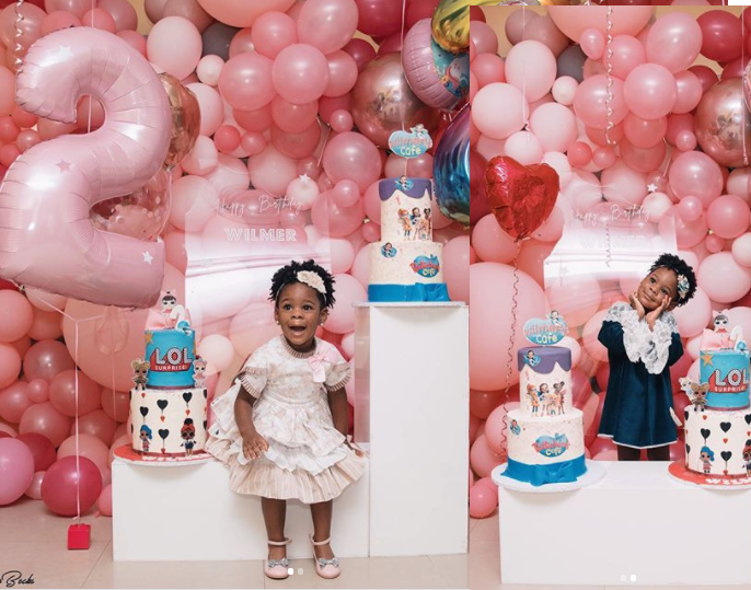 Singer, Patoranking releases beautiful photos of daughter Wilmer to celebrate her on her 2nd birthday