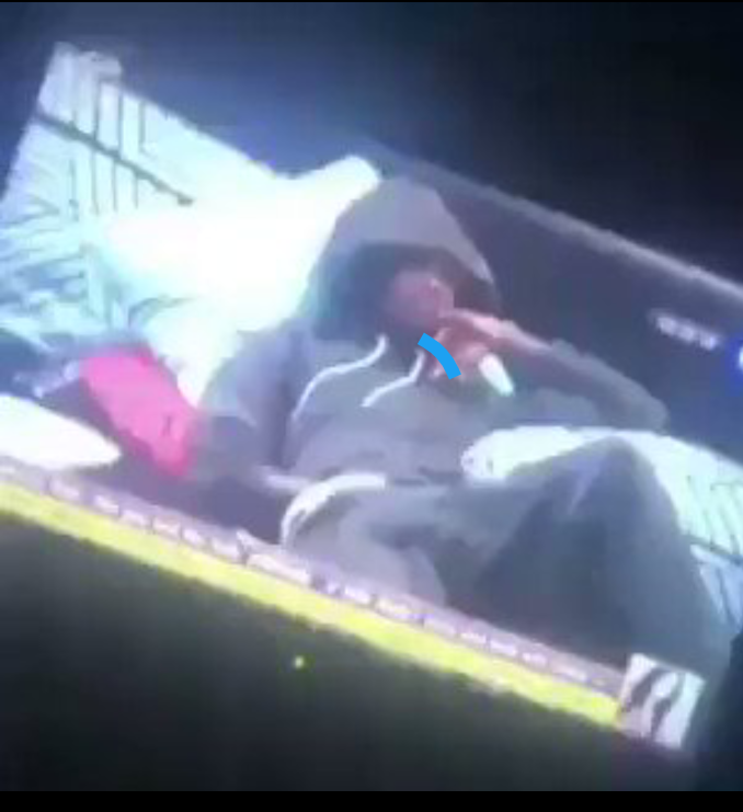 Laycon rubs his manhood to help himself out, then smells his hand afterwards (photos/video)