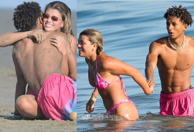 Sofia Richie and Jaden Smith spark dating rumors after being spotted at the beach together (photos)