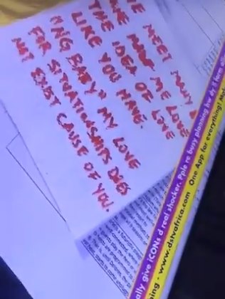 See the three love notes Ozo wrote to Nengi that has Nigerians talking