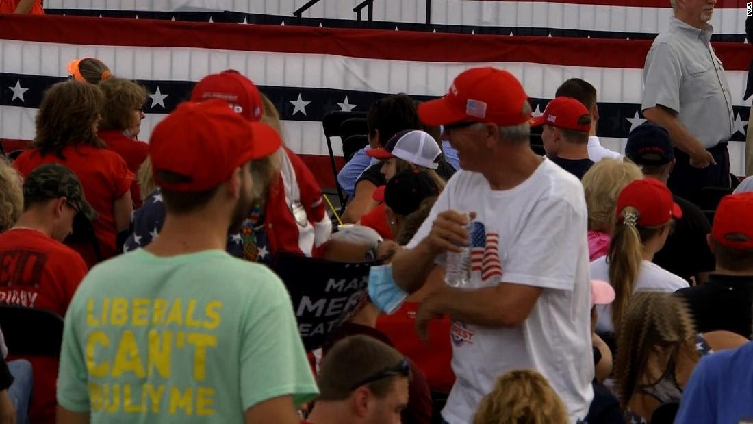 Covid-19: Thousands of Trump fans gather at rally without masks and no social distancing (photos)