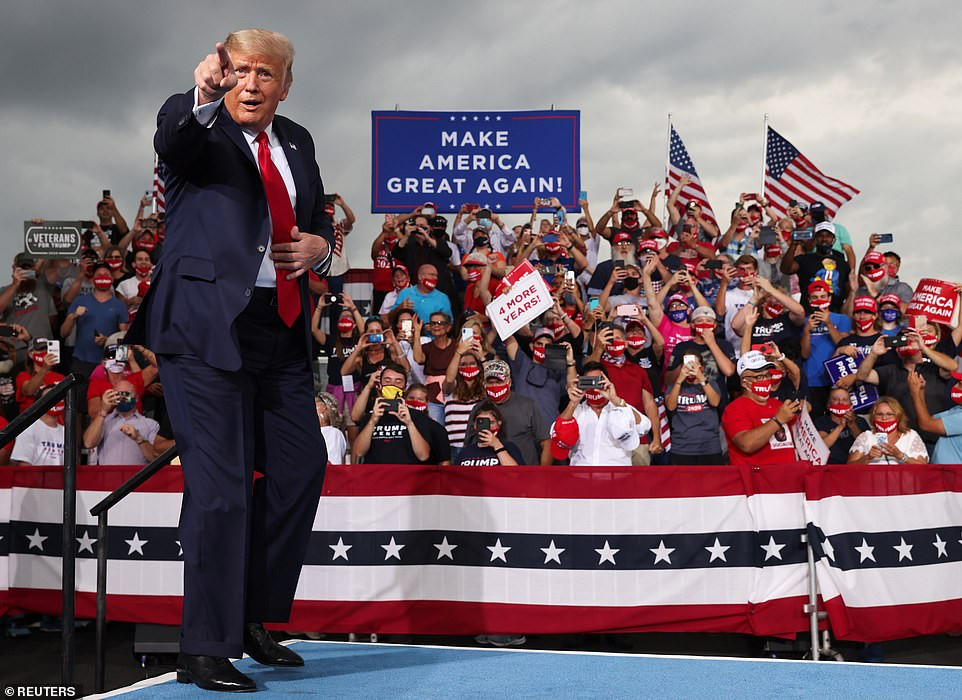 Covid-19: Thousands of Trump fans gather at rally without masks and no social distancing (photos)