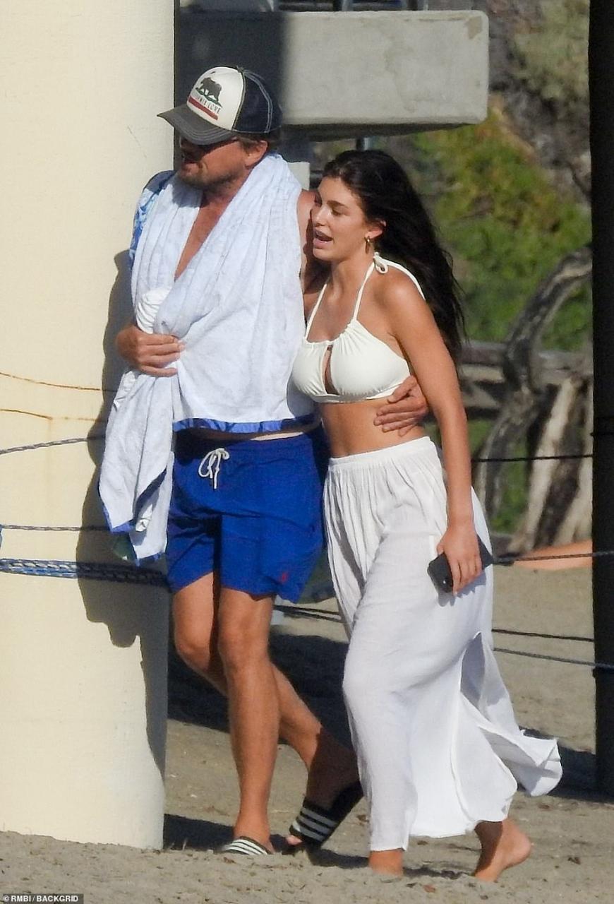 Leonardo DiCaprio, 45, wraps his arms around 23 year old girlfriend, Camila Morrone, while holidaying in Malibu (photos)??