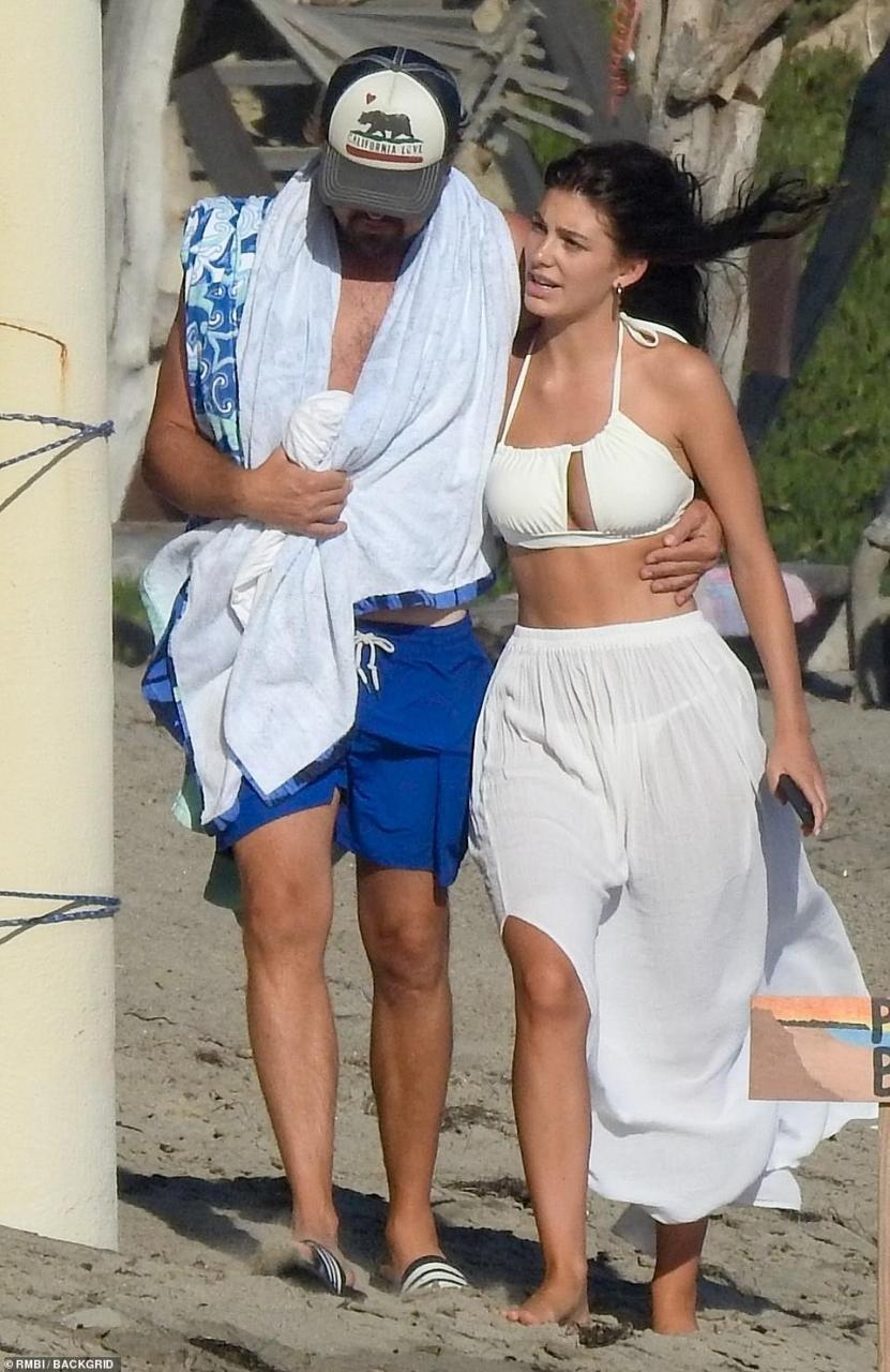 Leonardo DiCaprio, 45, wraps his arms around 23 year old girlfriend, Camila Morrone, while holidaying in Malibu (photos)?? 