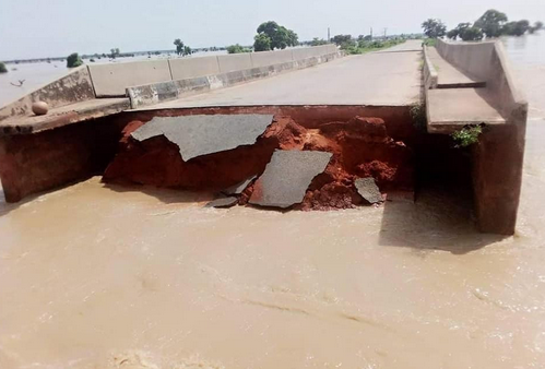 Flooding: Margai bridge collapses in Sokoto