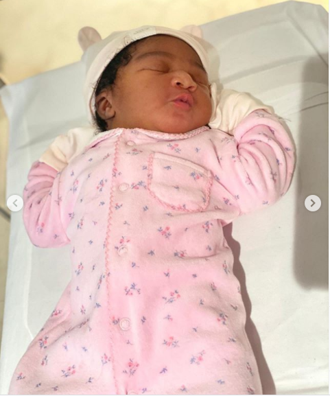 Super Eagles defender, Kenneth Omeruo and his wife Chioma welcome their second child, a baby girl? (Photos)