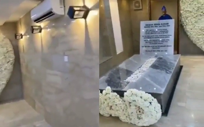 AC, marble finishing. See inside the mausoleum of ex-governor, Abiola Ajimobi (video)
