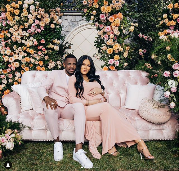 Rapper Fabolous and Emily Bustamante celebrate Baby No. 3 with ?Baby In Bloom? baby shower (Photos)