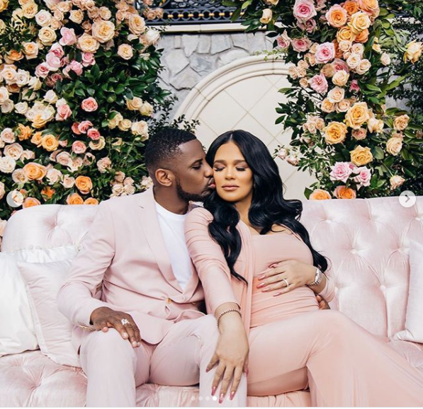 Rapper Fabolous and Emily Bustamante celebrate Baby No. 3 with ?Baby In Bloom? baby shower (Photos)