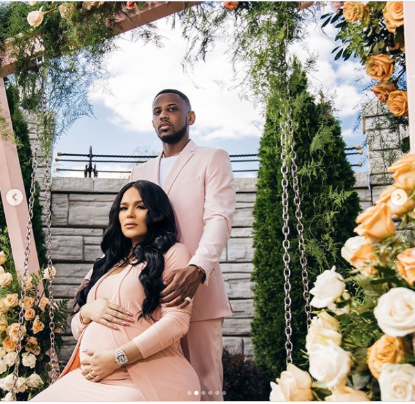 Rapper Fabolous and Emily Bustamante celebrate Baby No. 3 with ?Baby In Bloom? baby shower (Photos)
