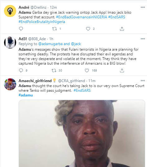 Nigerians drag former Presidential aspirant, Adamu Garba over his threat to sue Twitter CEO Jack Dorsey for supporting #EndSARS protest
