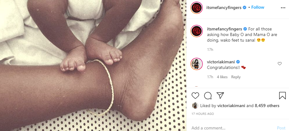 Sauti Sol?s Fancy Fingers and wife, Lady Mandy welcome their first child (Photo)