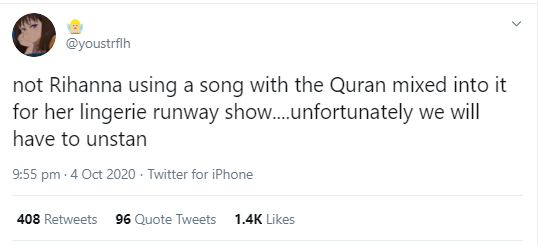 Rihanna accused of disrespecting Islam during Savage X Fenty show (video)
