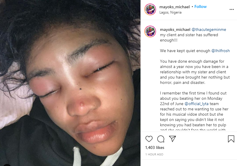 Davido terminates contract with Lil Frosh following reports he assaulted his girlfriend
