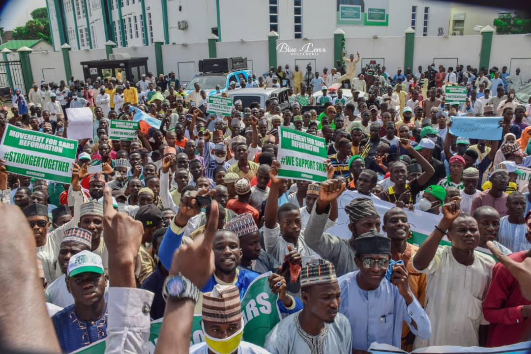 Pro-SARS/SWAT protest holds in Kano (photos)