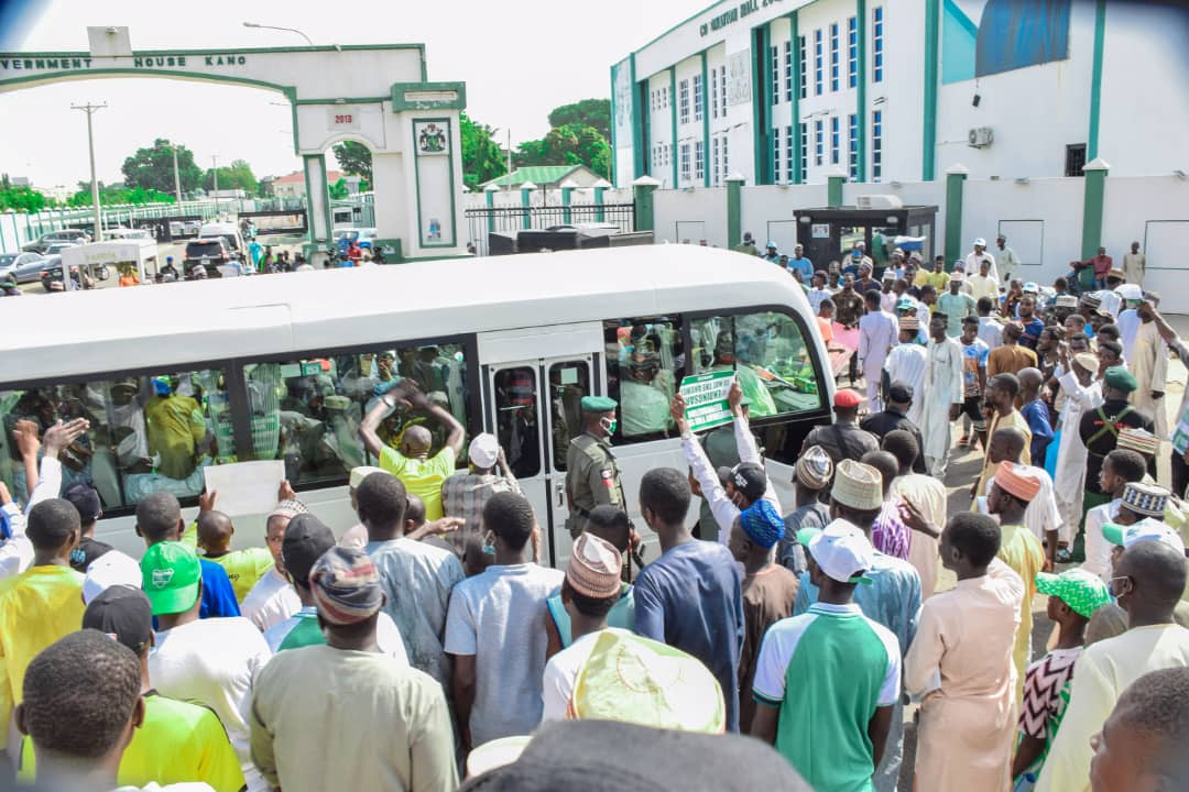 Pro-SARS/SWAT protest holds in Kano (photos)