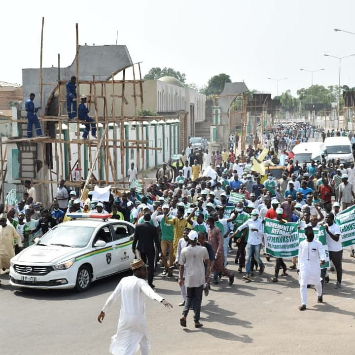 Pro-SARS/SWAT protest holds in Kano (photos)