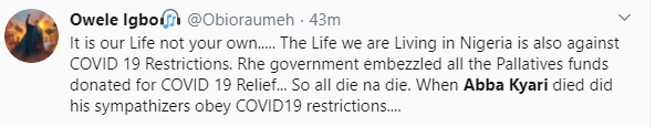 Nigerians blast FCTA for banning #EndSARS protests in Abuja 