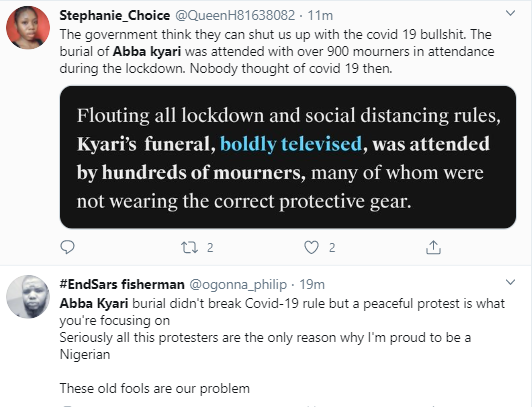 Nigerians blast FCTA for banning #EndSARS protests in Abuja 