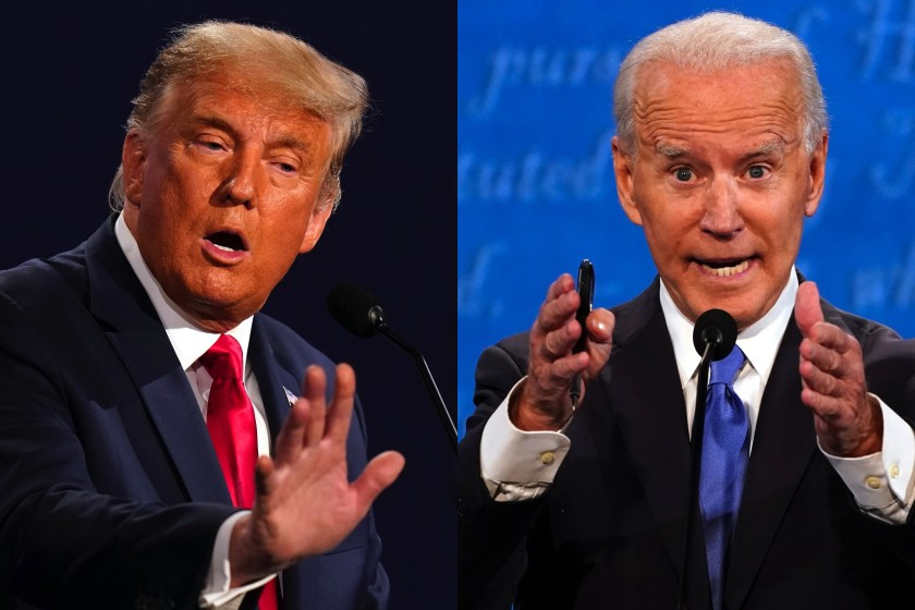 US Election 2020: Watch Trump and Biden clash over Covid-19, corruption, climate and racism (videos)
