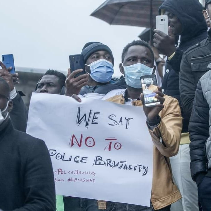 End SARS protest holds in Helsinki (photos)