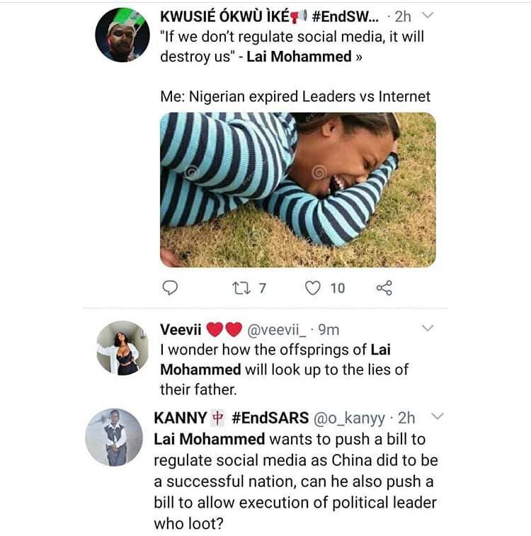 Nigerians react to Lai Mohammed