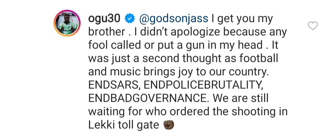 #EndSARS: No moron threatened me - John Ogu says after apologizing for asking Super Eagles to boycott AFCON