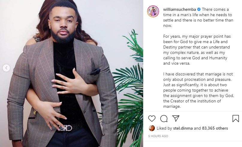 Actor Williams Uchemba engaged to girlfriend (video)
